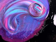 Akvarell festés nyitott pohárral – Megfesteni a galaxist